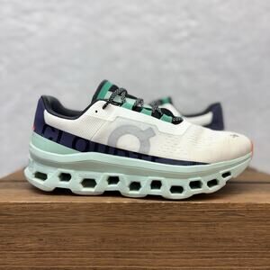 Cloudmonster On Cloud Surf White Frost Sneakers Mens Size 10 Running Shoes